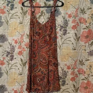 ae paisley tank dress